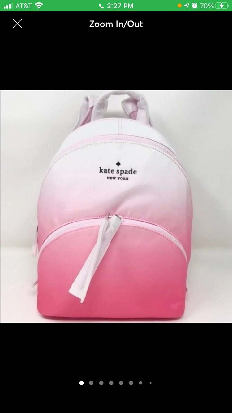Kate Spade Karissa Nylon Medium Backpack in Radiant Pink Ombre